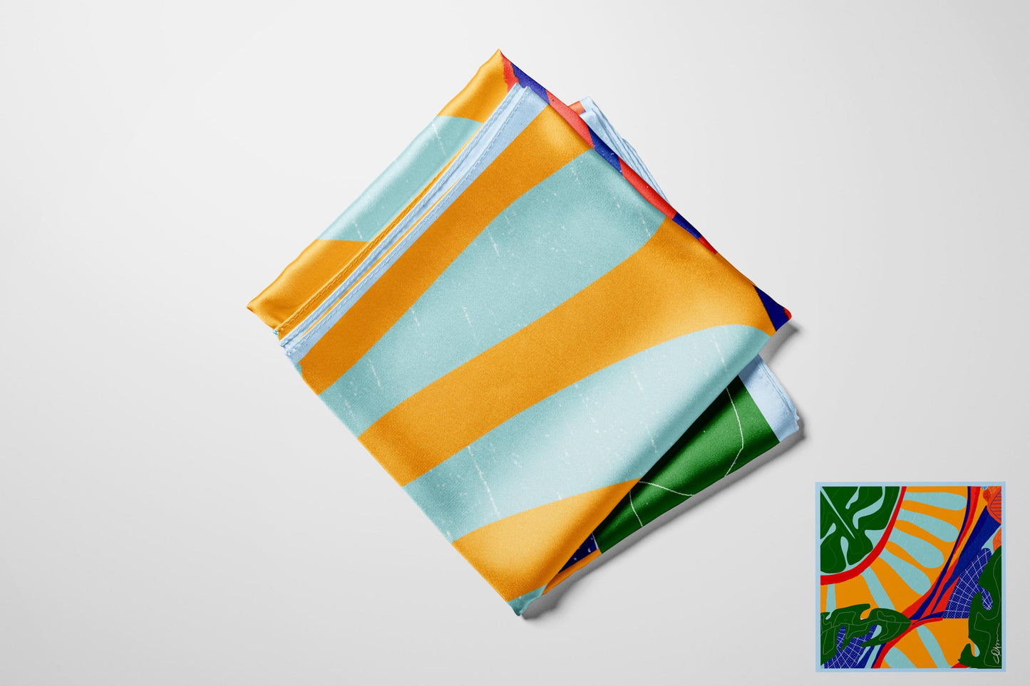 Sunlight Silky Bandana - VIOLETREDSTUDIO